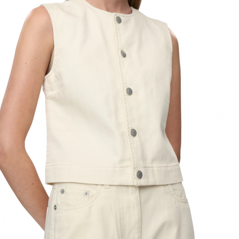 MINIMUM ALESSIA VEST 4579 WHISPER WHITE