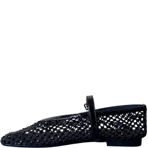 LOAFER CHRISTEN BALLET STRASS PATENT BLACK