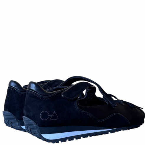 LOAFER JOY BALLET CRISS-CROCKID SUEDE/SATIN BLACK