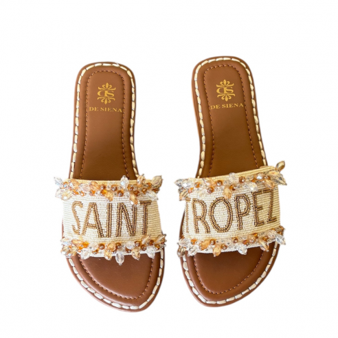 DE SIENA SAINT TROPEZ OFF WHITE GOLD