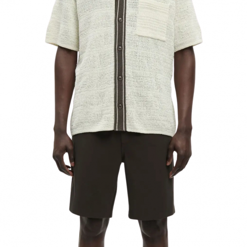 SAMSOE SAMSOE SMITH BLACK OLIVE SHORTS