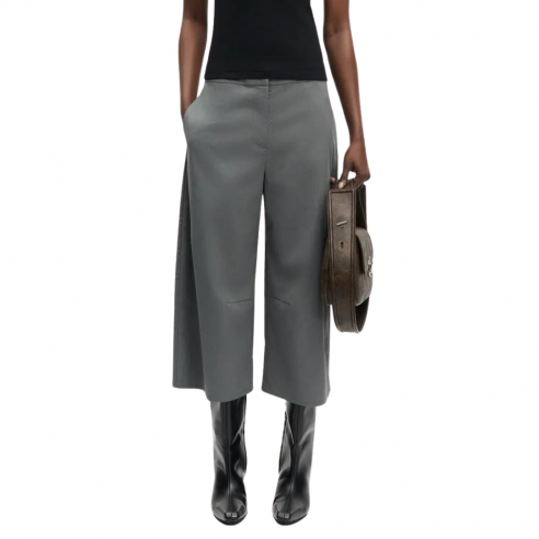 SAMSOE SAMSOE SAROKO GUN METAL MELANGE SHORTS