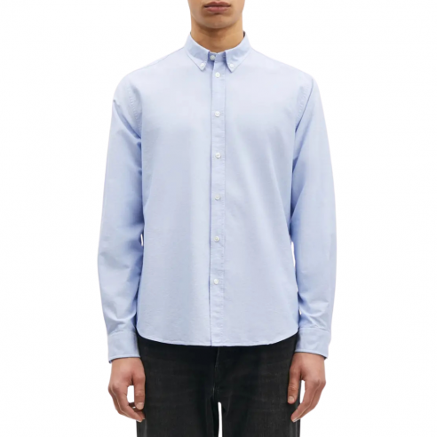 SAMSOE SAMSOE SALIAM BX OXFORD BLUE SHIRT