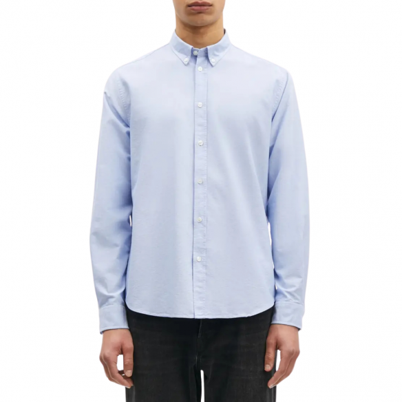 SAMSOE SAMSOE SALIAM BX OXFORD BLUE SHIRT