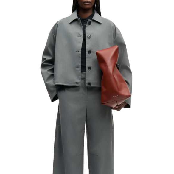 SAMSOE SAMSOE SAKELLY GUN METAL MELANGE JACKET