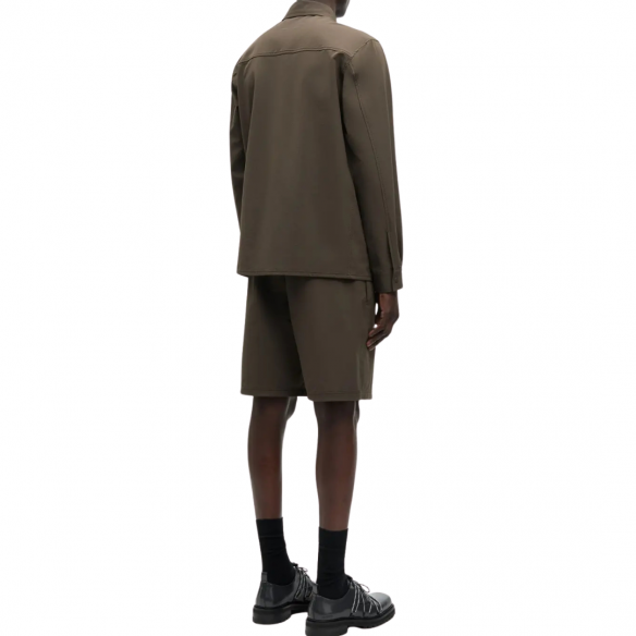 SAMSOE SAMSOE SAHAMMEL BLACK OLIVE X SHORTS