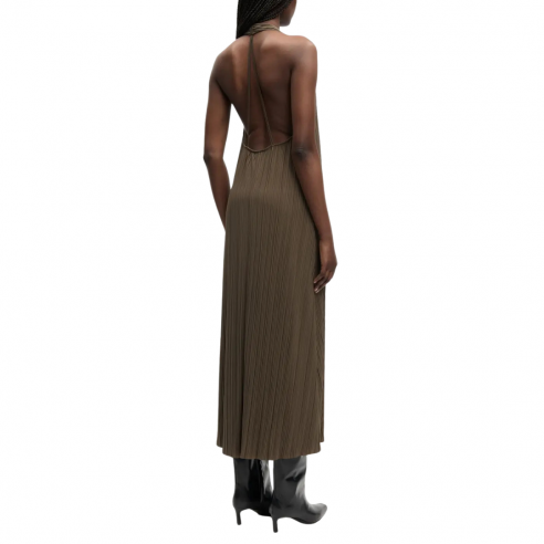 SAMSOE SAMSOE SACILLE MAJOR BROWN DRESS 2
