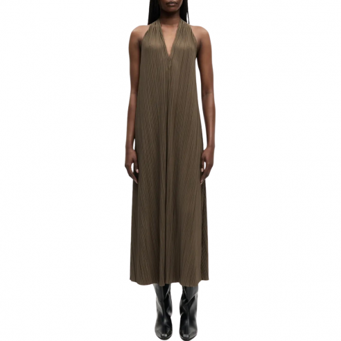 SAMSOE SAMSOE SACILLE MAJOR BROWN DRESS