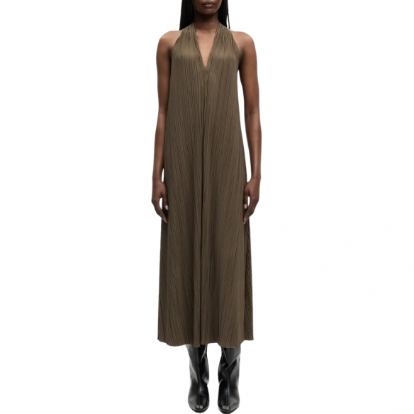 SAMSOE SAMSOE SACILLE MAJOR BROWN DRESS