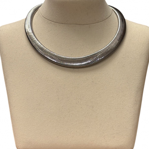 ALEVA' COLLARINO TURBOGAS ARGENTO