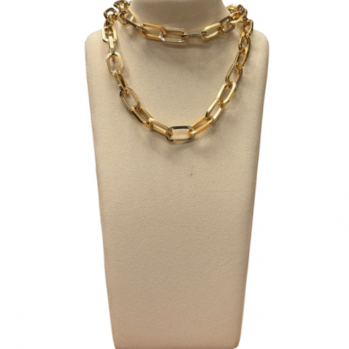 ALEVA' COLLANA IBIZA ORO LUCIDO 90CM