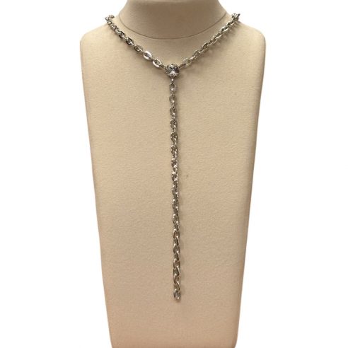 ALEVA' COLLANA GILDA ARGENTO CRYSTAL