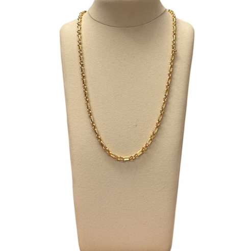 ALEVA' COLLANA SEVENTY ORO LUCIDO 65CM