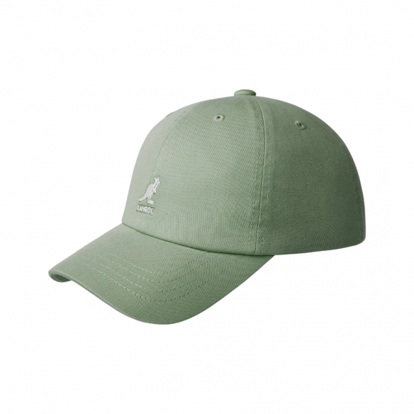 KANGOL K5165HT OIL GREEN WASHED BASEBALL