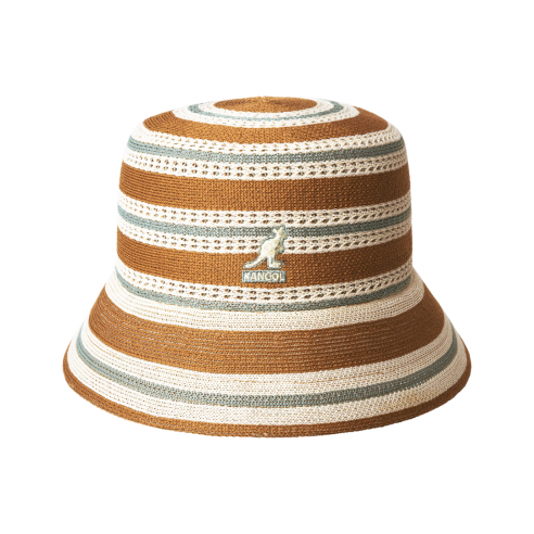 KANGOL K3817 RUSTIC CAMEL MULTI RESORT STRIPE LAHINCH