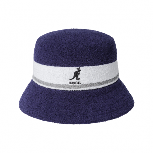 KANGOL K3326ST NAVY BERMUDA STRIPE BUCKET