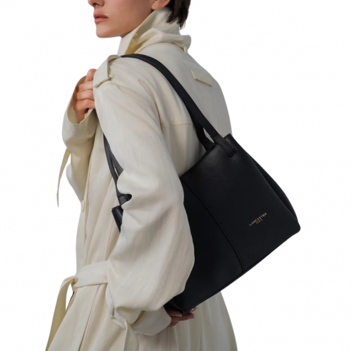 LANCASTER 538-010 NOIR SAC CABAS EPAULE M...