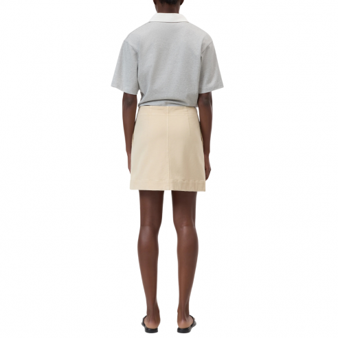 CLOSED WRAP SKIRT CAMEL BEIGE 2