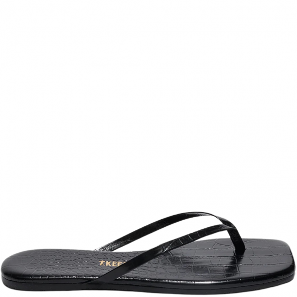 TKEES SQUARE TOE LILY CROC SABLE