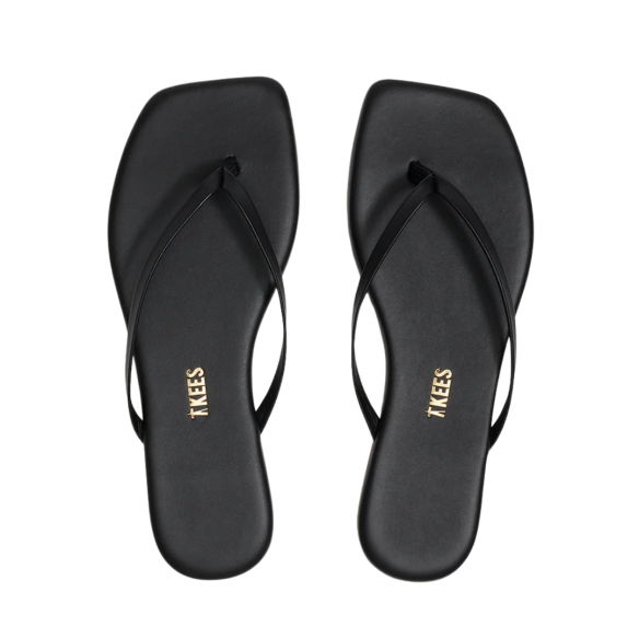 TKEES SQUARE TOE LILY BLACK
