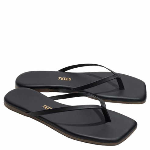 TKEES SQUARE TOE LILY BLACK