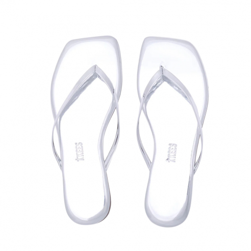 TKEES SQUARE TOE LILY MIRROR CHROME 2