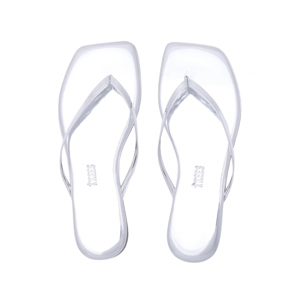 TKEES SQUARE TOE LILY MIRROR CHROME