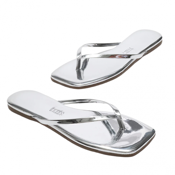 TKEES SQUARE TOE LILY MIRROR CHROME