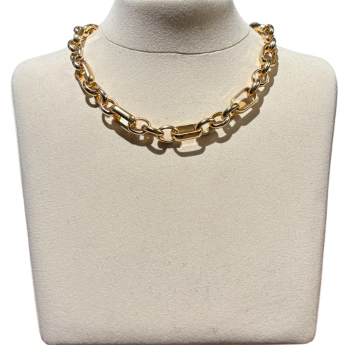 ALEVA' COLLANA BERLINO ORO LUCIDO 45M