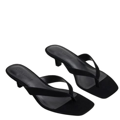 STEVE MADDEN TRACIE BLACK SUEDE 2