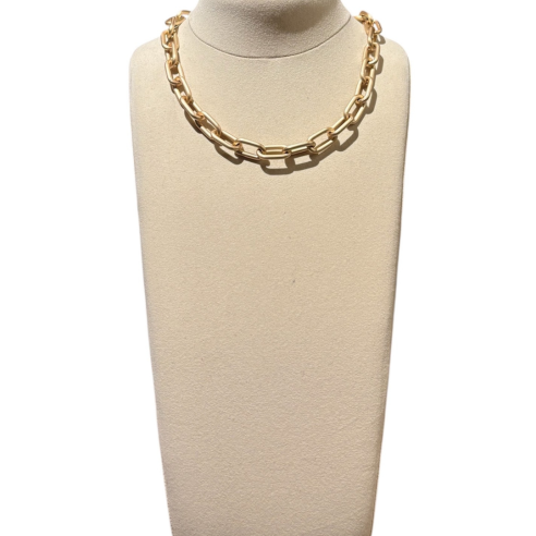 ALEVA' COLLANA SORRENTO SLIM ORO OPACO 45 CM
