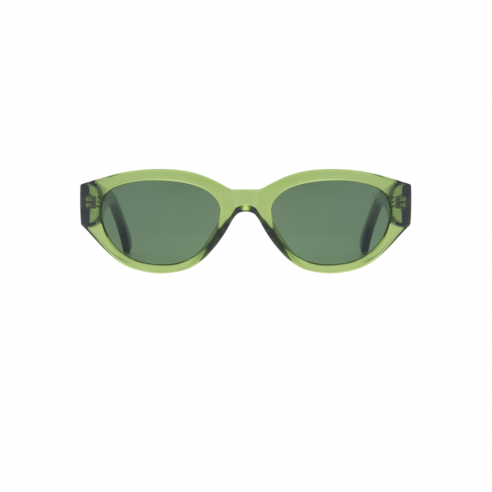 A.KJAERBEDE WINNIE LIGHT OLIVE TRASPARENT