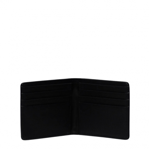 HERSCHEL ROY BLACK WALLET VEGAN LEATHER 2