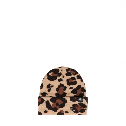 HERSCHEL ELMER GRAPHIC BEANIE LEOPARD SCRIBBLE S
