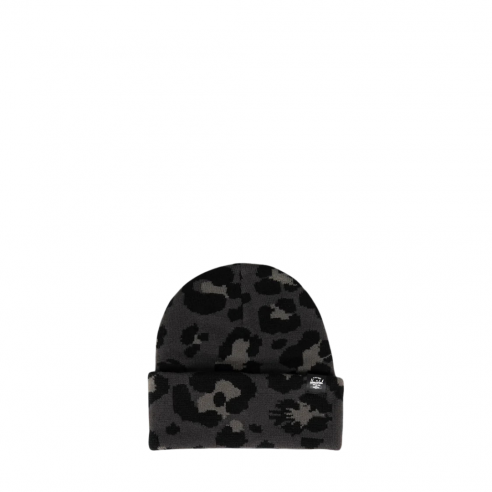 HERSCHEL ELMER GRAPHIC BEANIE LEOPARD SCRIBBLE B