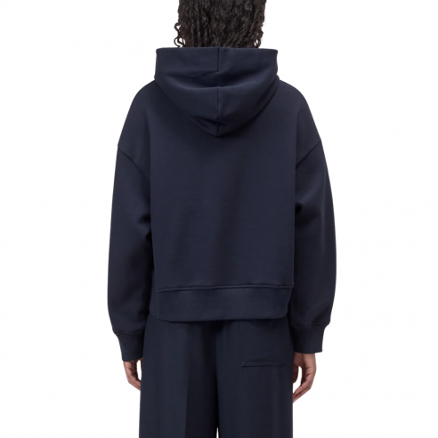 CLOSED BOW TIE HOODIE DARK BLUE