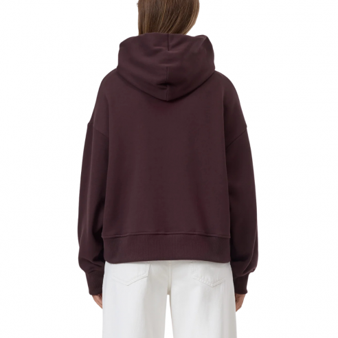 CLOSED BOW TIE HOODIE CINDER BROWN 2