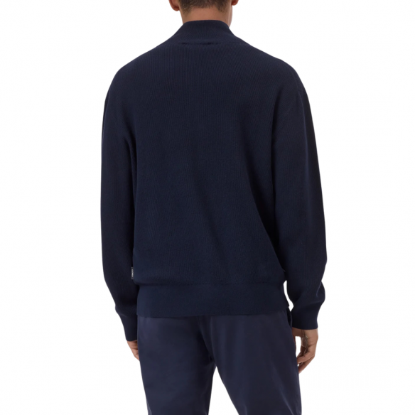CLOSED ZIPPED CARDIGAN DARK NIGHT