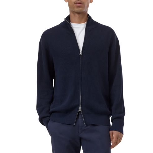 CLOSED ZIPPED CARDIGAN DARK NIGHT