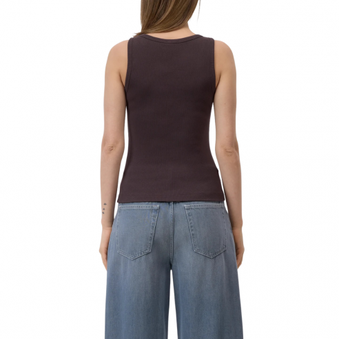 CLOSED TANK TOP MAHAGONY BROWN 2