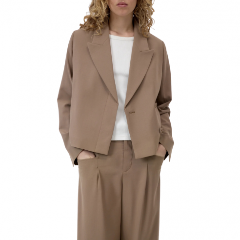 CLOSED CROPPED BLAZER HAZEL BEIGE