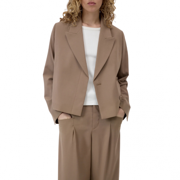 CLOSED CROPPED BLAZER HAZEL BEIGE