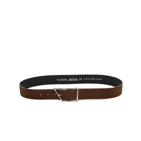 CLOSED BELT MAHAGONY BROWN