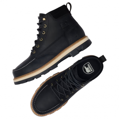 SOREL LARK-47 MOC TOE WP BLACK