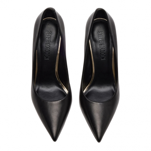 STEVE MADDEN THRIVE BLACK LEATHER