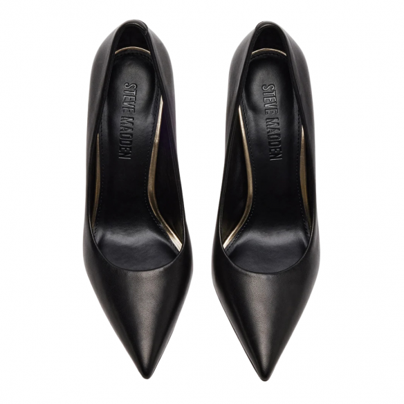 STEVE MADDEN THRIVE BLACK LEATHER