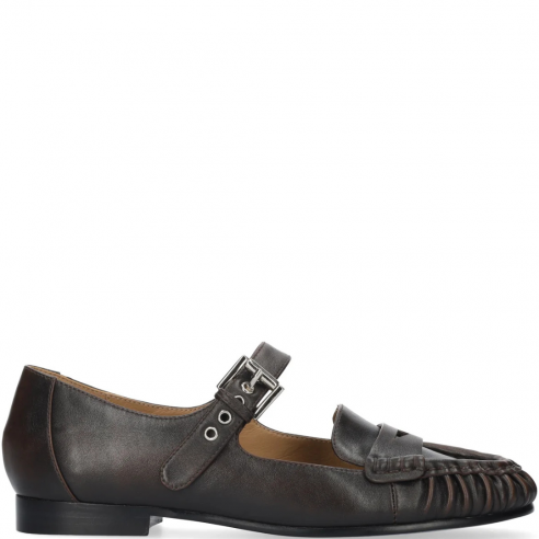 BIBI LOU AMARIS 654Z24VK-D MARRON LOAFERS