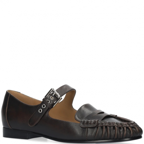 BIBI LOU AMARIS 654Z24VK-D MARRON LOAFERS 2