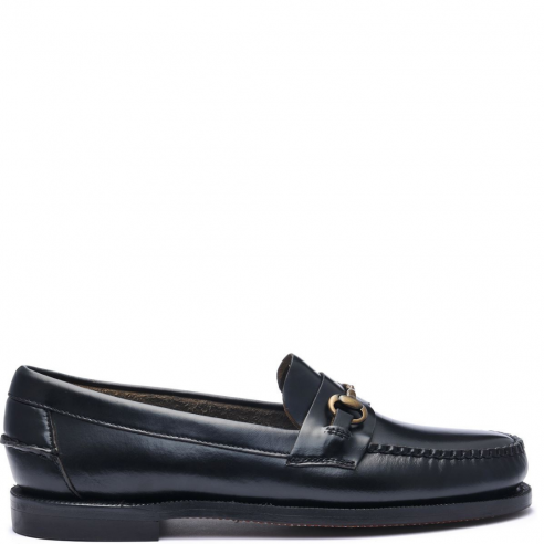 SEBAGO CLASSIC JOE WOMAN BLACK MOCCASIN