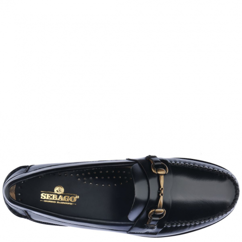 SEBAGO CLASSIC JOE WOMAN BLACK MOCCASIN